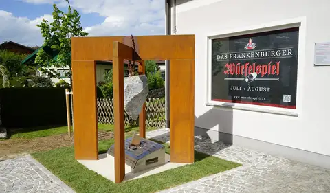 400 Jahre Würfelspiel: Denkmal Enthüllung
